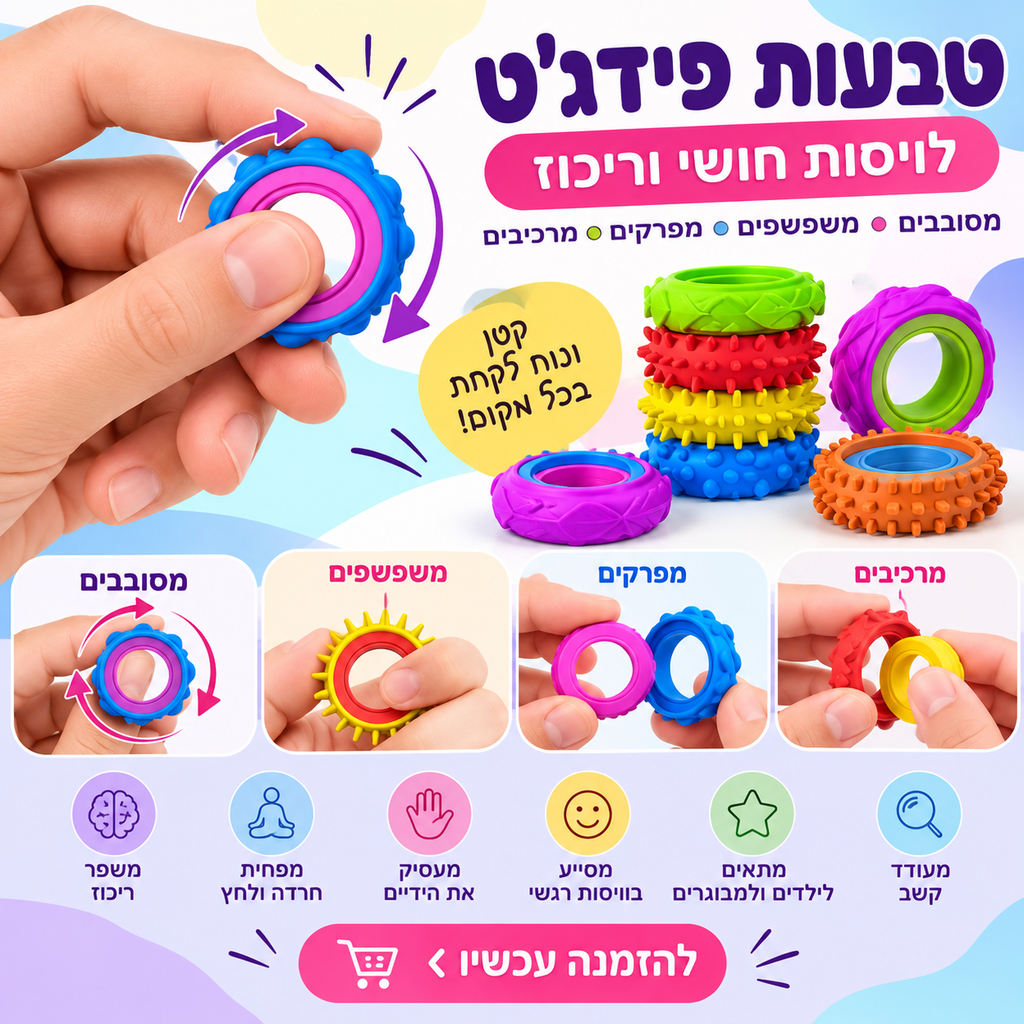 שלוש טבעות ויסות חושי